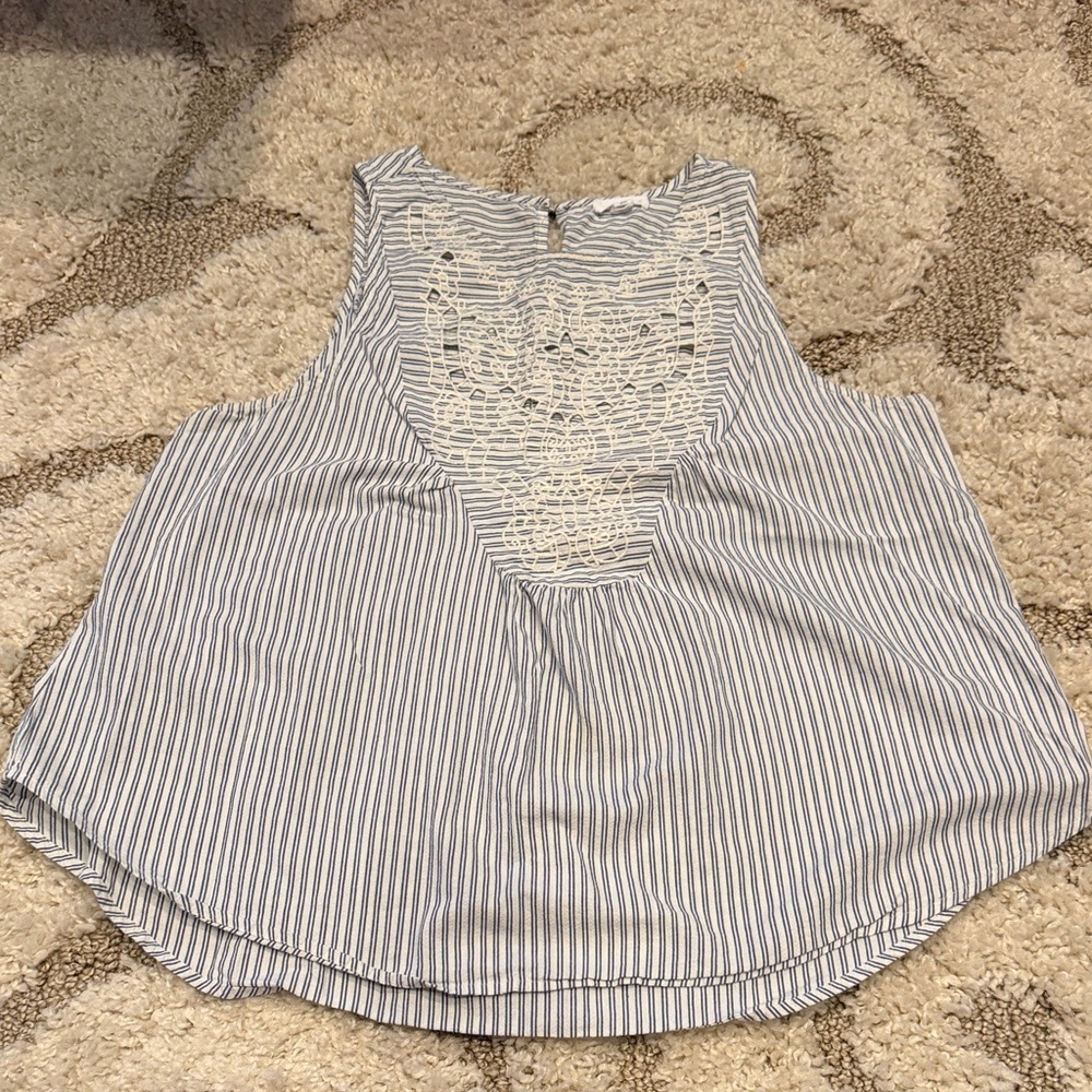Women’s Pin Stripe Cotton Tank